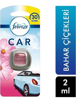 Febreze Araba Kokusu 2 ml Bahar Çiçekleri Oda Kokusu (12'li Paket)