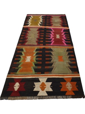 Zehra Abla Halı El Dokuma Olağanüstü Nadir Cerit Yörükleri Meşhed Iran Yün Kilim 7696