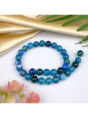 Moony Stone Madagaskar Akik Doğal Taş Dizi (12MM)