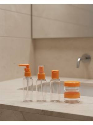Astraltech 30 ml 5’li Seyahat Şişesi Seti Çantalı Kozmetik Organizer