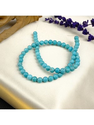 Moony Stone Turkuaz Doğal Taş Dizi (6mm)