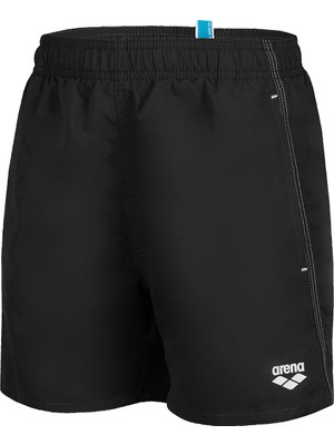Arena Beach Short Logo Çocuk Siyah Deniz Şortu 006447511