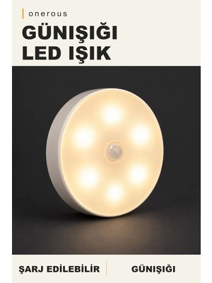 Onerous Günışığı LED Işık, Şarj Edilebilir