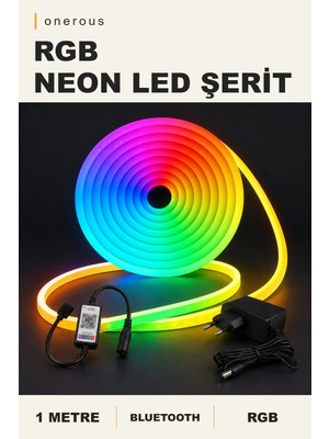 Onerous 1 M Rgb Neon LED Şerit, Bluetooth