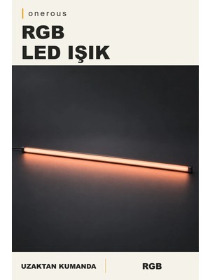 Onerous Rgb LED Işık, Uzaktan Kumandalı