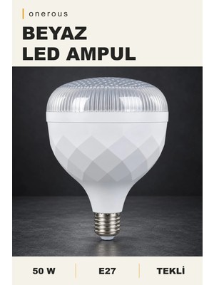Onerous 50W E27 Beyaz LED Ampul