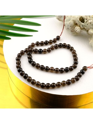 Moony Stone Dumanlı Kuvars Doğal Taş Dizi (6mm)