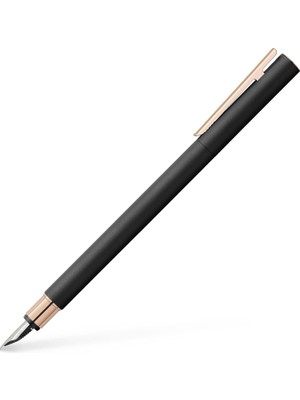 Str Store Dolma Kalem Neo Slim, Uç M, Metal Siyah, Pembe Altın, 1 Adet