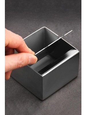 Str Store Çelik Kare Hareketli Hazneli Lux Kül Tablası Küllük CIN849