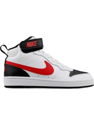 Nike Ayakkabı Günlük Court Borough Mid 2 (Gs) CD7782-110 Beyaz