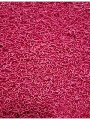 aklow akyoleticaret Karmat Kıvırcık Paspas, Karmaşık Paspas, Pvc Paspas, 100 CM.*100 Cm. KIRMIZI-100 x 100
