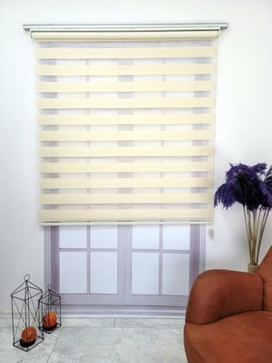 aklow akyoleticaret Zebra Perde, Bbb Stor 3 Renk Seçeneği 250X200 Sütlü Kahve