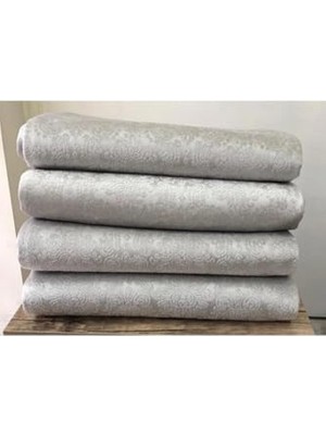 aklow akyoleticaret Gri Kadife Baskılı Kaymaz Koltuk ve Çekyat Örtüsü 170 * 210 cm Gri 170 x 210