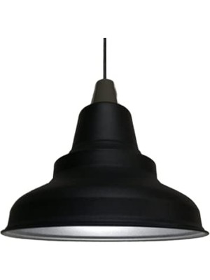 Kazan Hobi Rsylight Retro Metal Sarkıt Avize Rustik Tekli Sarkıt Siyah Cafe Mutfak Aydınlatma Siyah RYS000220