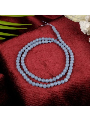 Moony Stone Anjelit Doğal Taş Dizi (4 Mm)