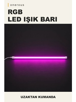 Onerous Rgb LED Bar, Uzaktan Kumandalı, Dekoratif Aydınlatma