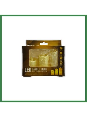 Bezos 3'li LED Mum BEZOS16