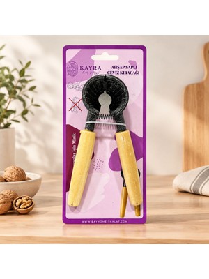 MiraLive Ahşap Saplı Ceviz Kıracağı