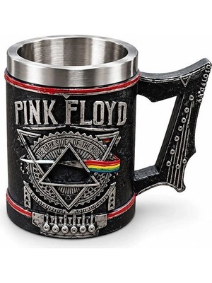 MiraLive Pink Floyd 3 D Kabartmalı Paslanmaz Çelik Kupa Bardak ALK6575