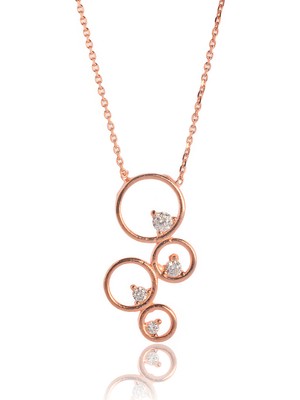By Barun Halkalı Kolye - Rose