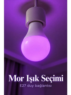 Trendexa Uzaktan Kumandalı Rgb LED Ampul 16 Renk Ayarlı