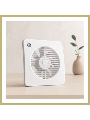 Bezos 150 mm Plastik Banyo Tuvalet Aspiratörü 20W 320 M3/h Za