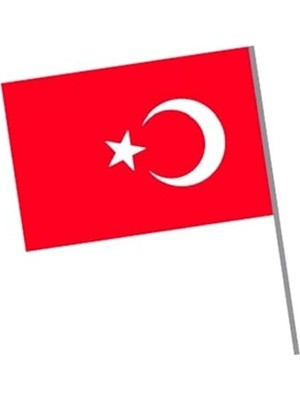 Myg Plus 30X45 cm Sopalı Bez Türk Bayrağı, Kaliteli Malzemeden Üretilmiştir