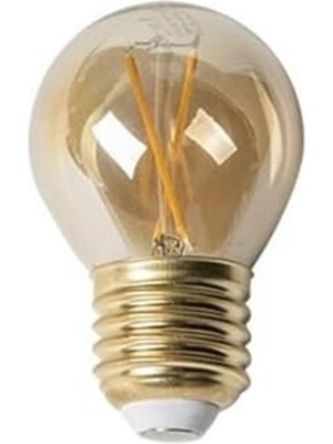 Myg Plus Küçük Rustik Ampul, 4 Watt E27 Amber Renk