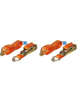 Lexroo Safeset Sg-27 25MM 1 Inç Spanzet 4 mt Kolon Takım 400-800 kg Kaldırma 6 mm Çift J Kanca 1.1