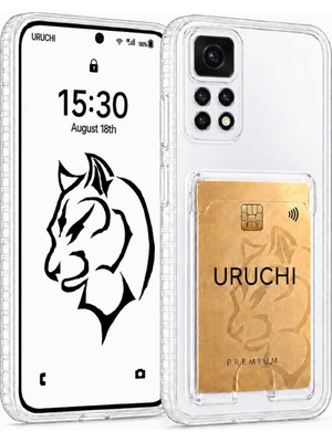 Lexroo Kartlıklı Crystal Şeffaf Kılıf Redmi Note 11 Pro/note 12 Pro 4g Için