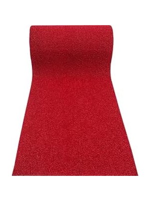Happy Trend 14MM Kıvırcık Paspas Rulo 100 cm x 4 M - Kırmızı
