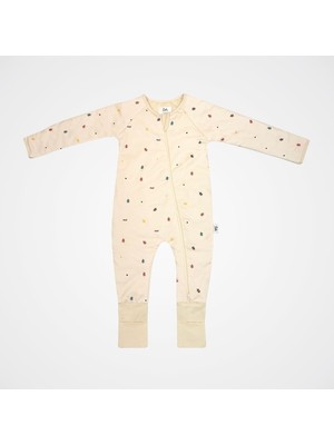 Happy Trend Uyku Tulumu 1.0 Tog Garden, Ayaklı ve Çift Yönlü Fermuarlı, 5-6 Yaş, Krem