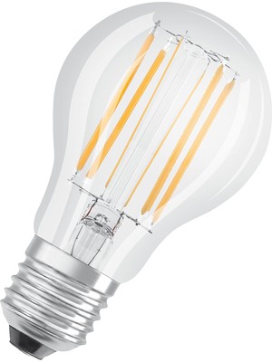 Happy Trend 4058075112360 LED Klasik A75 Filaman Sarı Işık 1055 Lümen E27 Duy Ampul