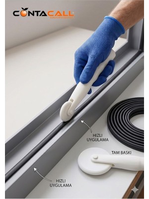 Happy Trend Pencere Fitili ve Sineklik Montaj Makarası - Çift Başlıklı Ergonomik Fitil Takma Aparatı