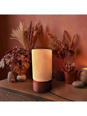 Happy Trend Zen Silindir Rgb Dekoratif Masa Lambası – Uzaktan Kumandalı, Renk Değiştiren LED Gece Lambası, Salon Ambiyans Aydınlatma, Hediyelik
