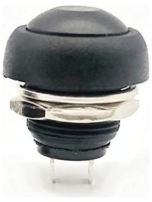 Mythriva Siyah Su Geçirmez Mini Anahtar, 12MM PBS-33B Modeli