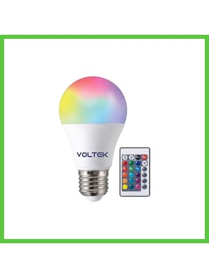 Bezos Voltek 9W Kumandalı Beyaz+Rgb LED Ampul 1 Adet Vengners