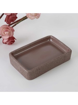 Selim Linen Katı Sabunluk Taupe