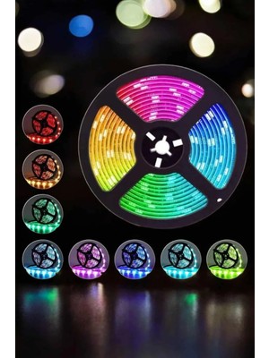Milas Toptan 10 Metre USB Şerit LED Kumandalı Renkli