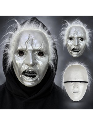 Milas Toptan Korkutucu Michael Myers Maskesi Beyaz Saçlı Plastik 1 Adet