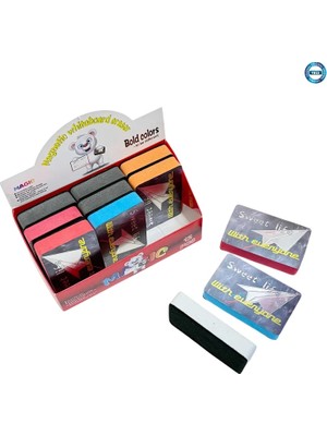 Trix Tahta Silgisi Büyük-Metalik (24'li Paket)