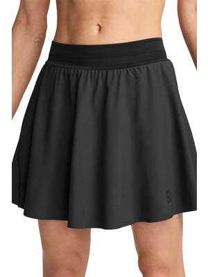 Nike Cout Dri-Fit Advantage Tenis Skirt Iç Cepli Pileli Kadın Tenis Eteği Siyah