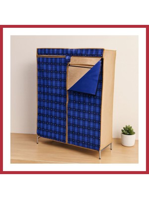 Bezos Portatif Metal Iskelet Bez Gardrop 42X106X150 cm Strsnl