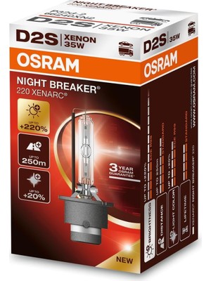 Str Store Ampul D2SXN2 35W P32D-2 4x1 1A Xenarc Night Breaker 220 Osr 66240XN2