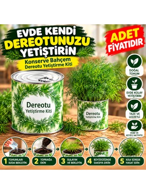 ENCO Evde Konservede Dereotu Yetiştirme Kiti Aparatı (Adet Fiyatıdır)