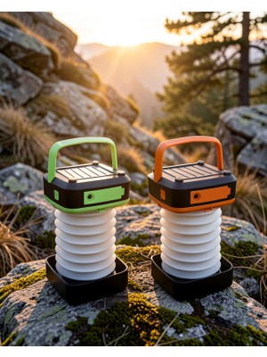 Teknodayım Kamp Feneri Lambası Solar Şarjlı 1200 Mah Katlanabilir UCZZZHS71LAMBAAAAA1