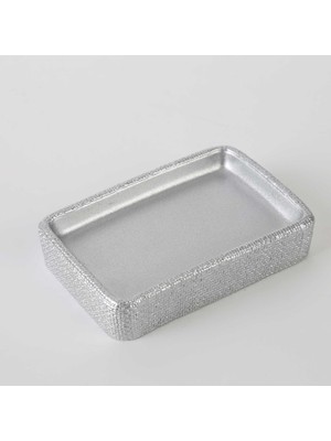Selim Linen Katı Sabunluk Gümüş