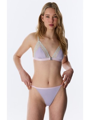 Penti Lila Micro Lace Dantel Üçgen Sütyen Lıla 90B