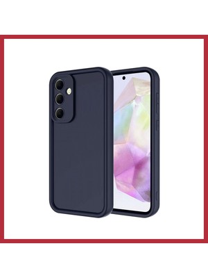 Bezos Samsung Galaxy A36 Uyumlu Kılıf Viera Silikon - Lacivert Strsnl