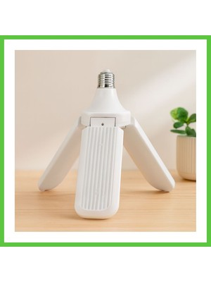 Bezos Pervane Model 3 Kollu Beyaz LED Ampul E27 24W Vengners